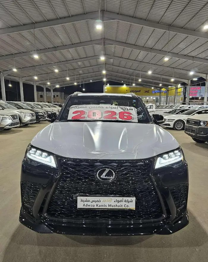 لكزس LX600 اف سبورت موديل 2026 لون أسود