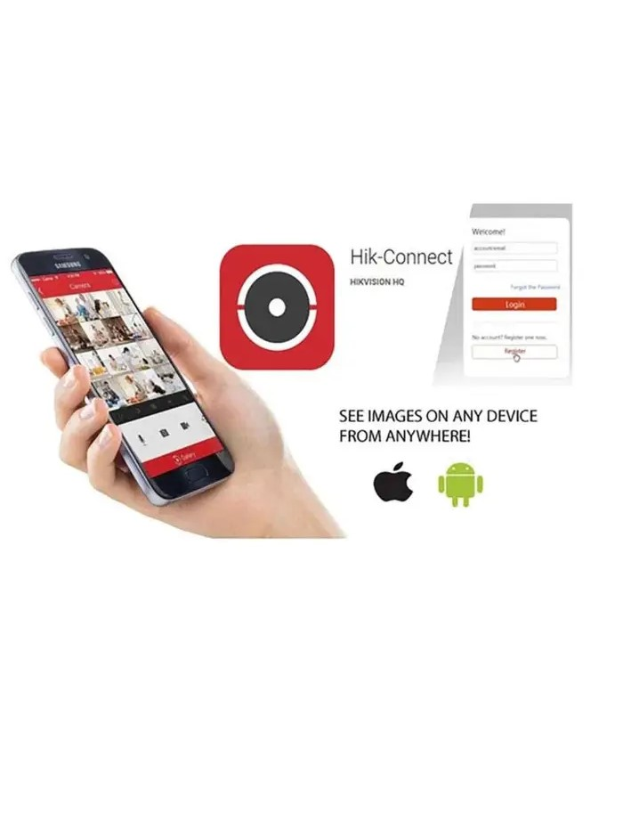 كاميرات مراقبة Hikvision 5MP عدد 4 مع التركيب كاميرات داخل